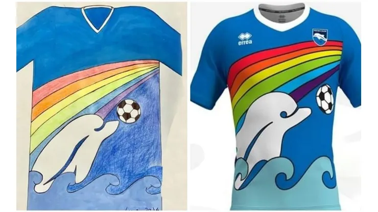 Pescara tendrá una camiseta diseñada por un niño de seis años
