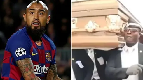 Los africanos del meme del ataúd quieren a Vidal en su performance