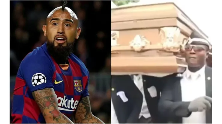 Los africanos del meme del ataúd quieren a Vidal en su performance