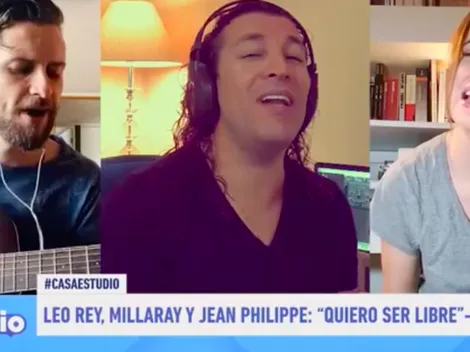 Leo Rey, Jean-Philippe y Millaray Viera se unen para cantar "Quiero ser libre"