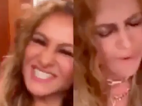 Con humor: Paulina Rubio se molesta a sí misma tras polémico video en vivo