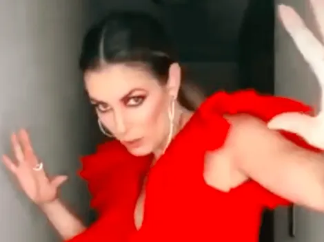 Eugenia Lemos sorprende usando vestidos de gala para ordenar en cuarentena