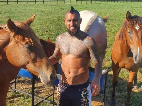 Arturo Vidal está desesperado porque no hay hípica