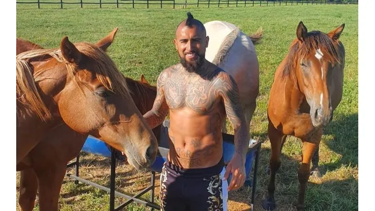 Arturo Vidal extraña la hípica