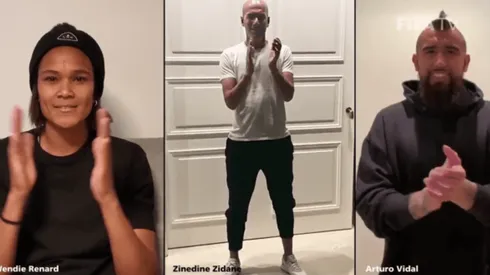 Vidal participa en campaña de la FIFA.