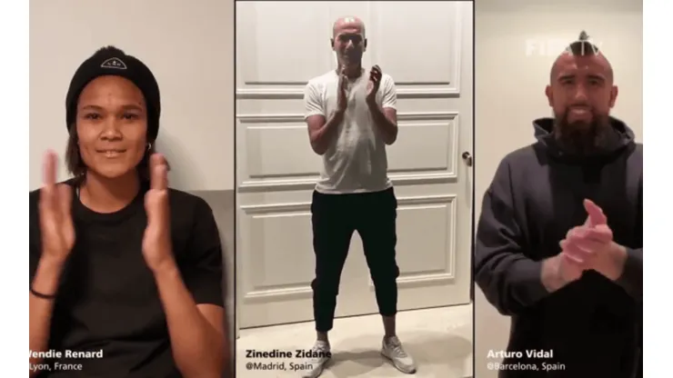Vidal participa en campaña de la FIFA.