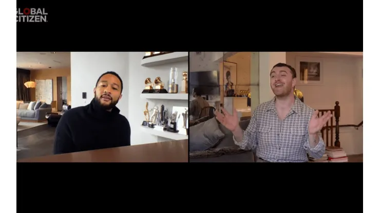 El dúo de John Legend y Sam Smith fue uno de los más aplaudidos de la jornada.