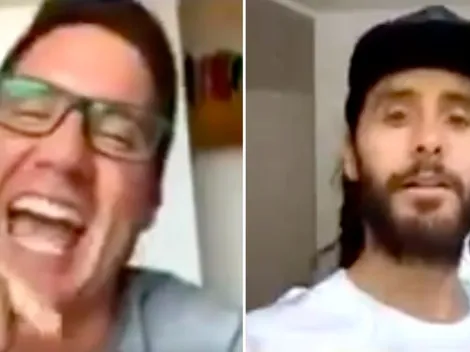 Tremendo: Pancho Saavedra se coló en transmisión en vivo de Jared Leto