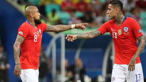Erick Pulgar y Arturo Vidal comparten el mediocampo de la selección chilena