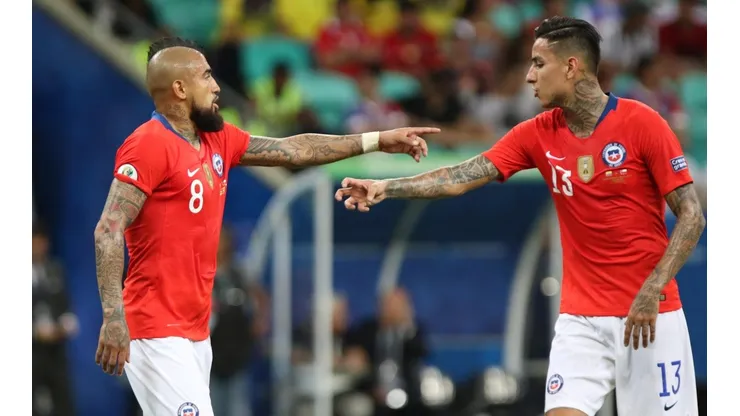 Erick Pulgar y Arturo Vidal comparten el mediocampo de la selección chilena