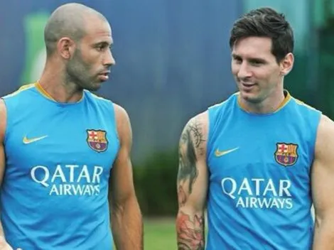 Mascherano: “Gane o no un título con Argentina, Messi es el mejor del mundo”