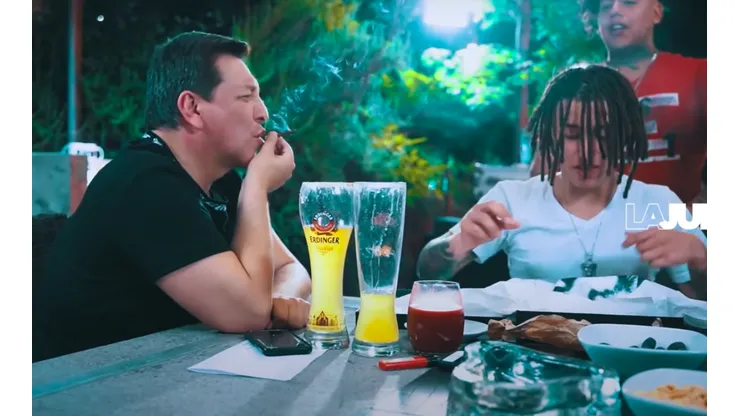 Julio César Rodríguez y Pablo Chill-E quedaron "terrible volados", según dijeron