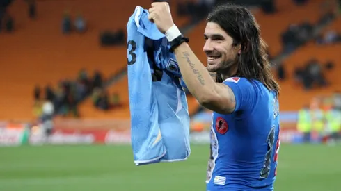 Sebastián Abreu en el Mundial Sudáfrica 2010