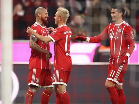 Bayern Múnich incluye a Vidal en su oncena ideal de sudamericanos