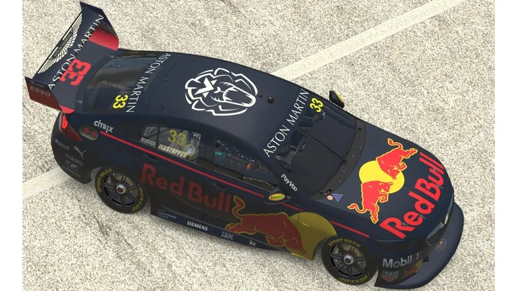 Verstappen en el BP Supercars All Stars Eseries