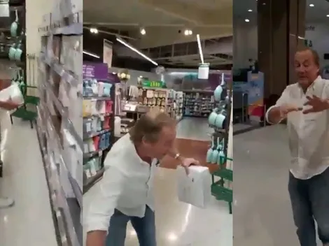 Funa a hombre que estaba en supermercado sin mascarilla se convierte en viral