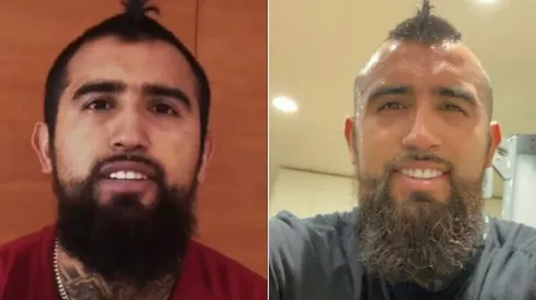 Arturo Vidal se corta el pelo en su casa y recupera el mohicano perdido