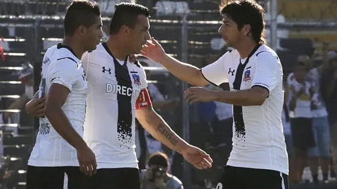 Flores, Paredes y Valdés el 2015 en Colo Colo.
