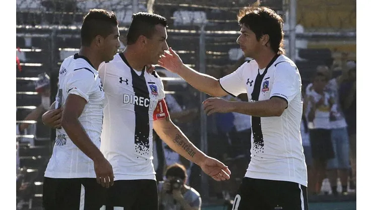 Flores, Paredes y Valdés el 2015 en Colo Colo.