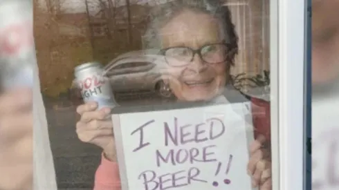 La abuelita rápidamente se viralizó.