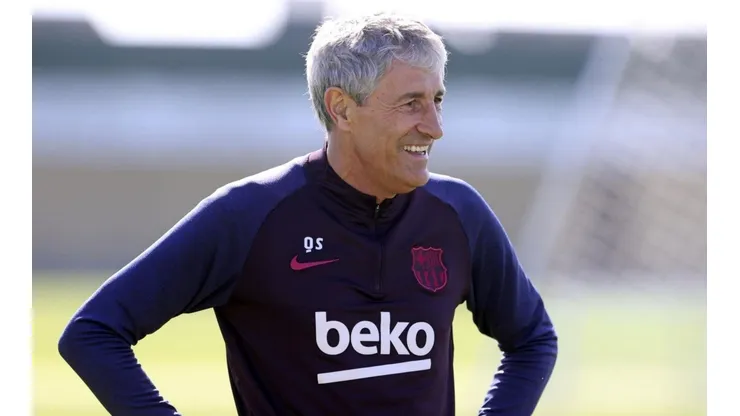 Quique Setién reconoció su ilusión por ganar la Champions League