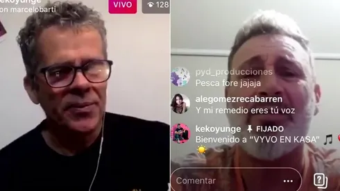 Marcelo Barticciotto sorprendió a los fanáticos con su interpretación "a capella"