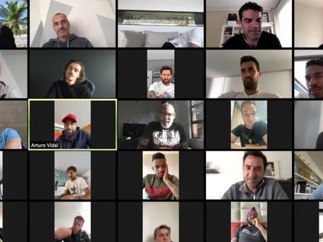 ¿Dónde está Vidal? Barcelona revela imágenes de la teleconferencia del equipo por Zoom