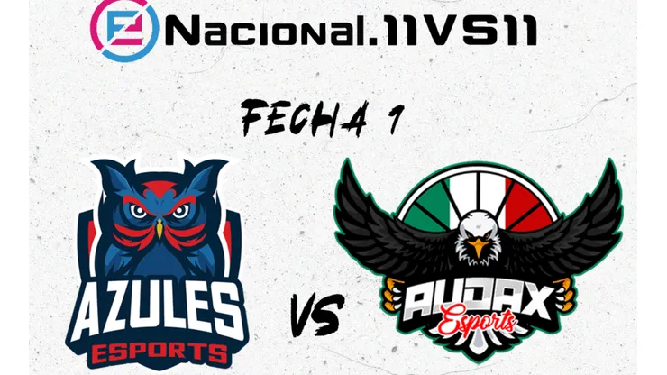Azules y Audax iniciaron la eNacional.11v11