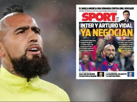 Vidal es portada en España: "El King ya negocia con el Inter"