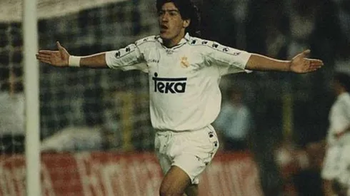 Zamorano se consagró en la elite del fútbol jugando por el Madrid.