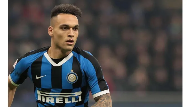 Lautaro Martínez con la camiseta de la U