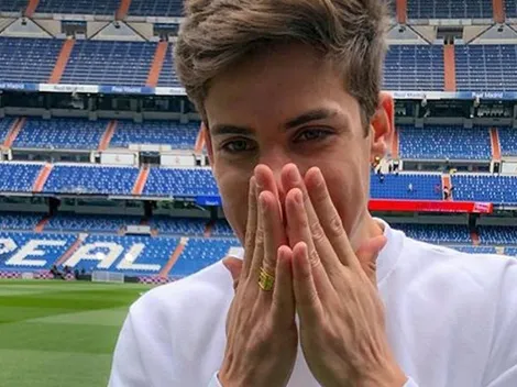 Novio de la mamá de Neymar, extasiado al conocer los estadios del Barça y Real Madrid