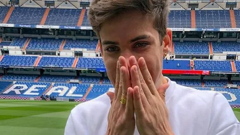 Tiago Ramos, en la cancha.