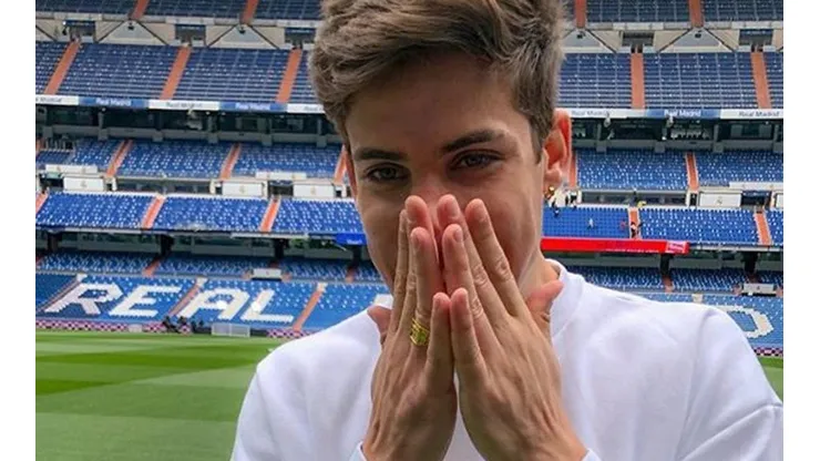 Tiago Ramos, en la cancha.