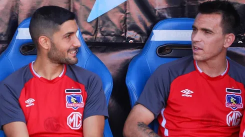 Mouche y Blandi juntos en Colo Colo.