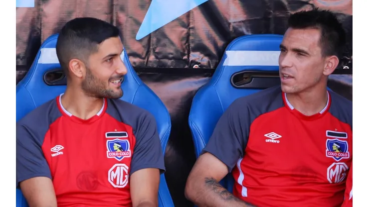 Mouche y Blandi juntos en Colo Colo.