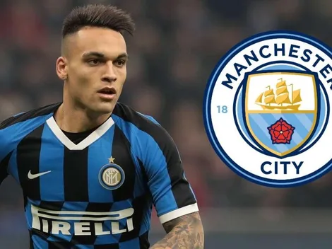 Manchester City dispuesto a quedarse con Lautaro Martínez