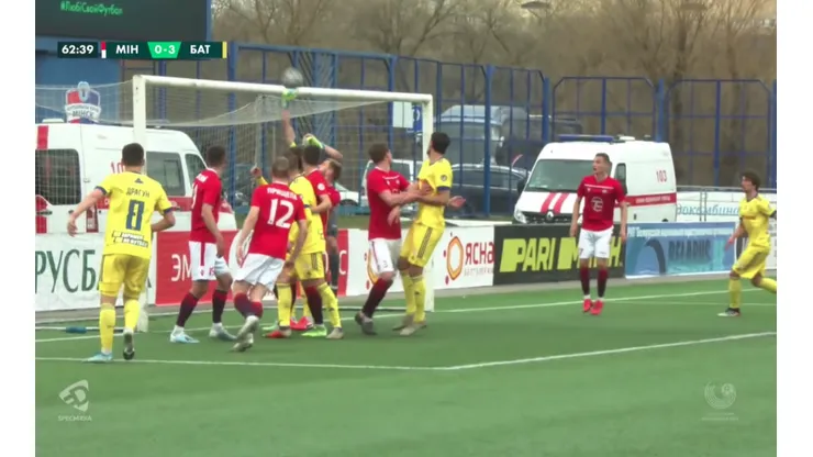 Golazo olímpico en Bielorrusia