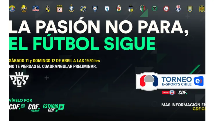 Vuelven los partidos, pero de manera virtual