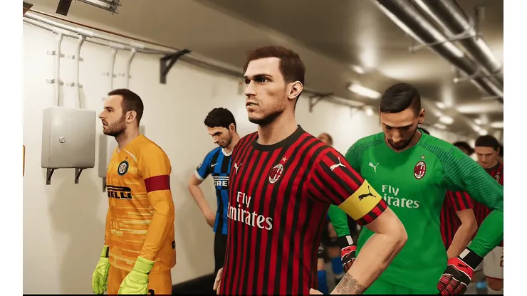 Inter vs AC Milán en PES