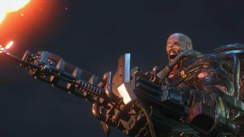 Némesis persiguiendo a Jill Valentine