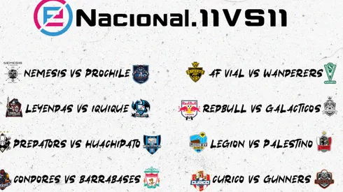 Primera fecha de la eNacional.11v11