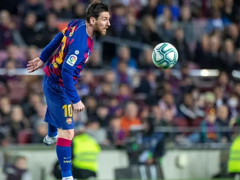 Lionel Messi en picada con medio argentino