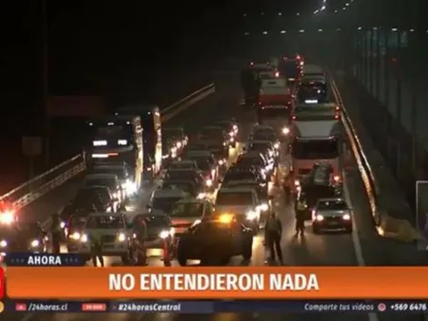 El aplaudido GC de 24 Horas durante la congestión de la Salida Sur de Santiago