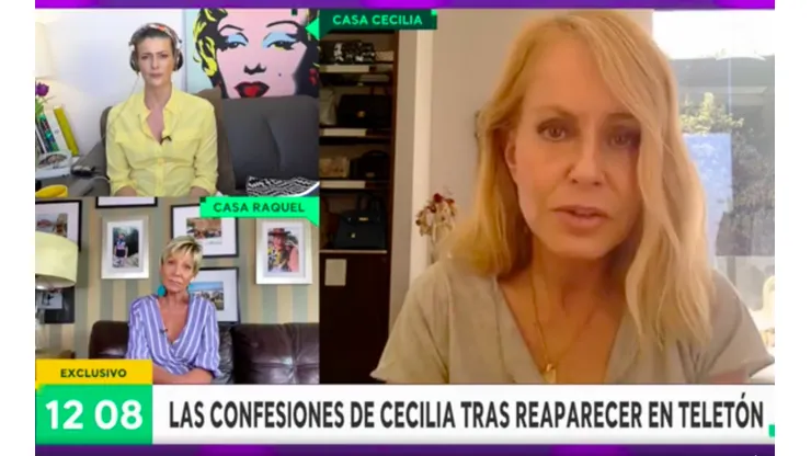 Cecilia Bolocco vivió un emotivo momento durante la conversación con el matinal de Canal 13.