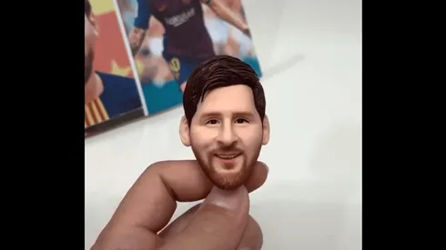 Lionel Messi es de arcilla en la obra de Taocixiansheng