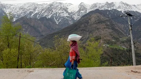 La contaminación no permitía ver el Himalaya ni siquiera desde zonas cercanas.