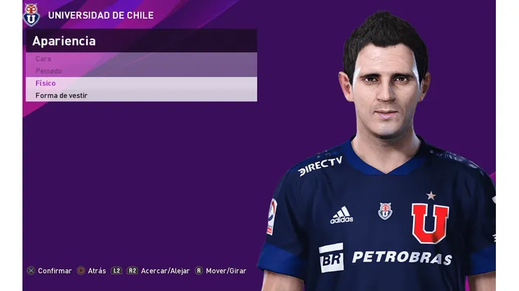 El rostro de Montillo agregado a PES 2020