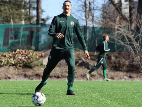 Zlatan Ibrahimovic "arrancó" de Milán y aparece entrenando en Suecia