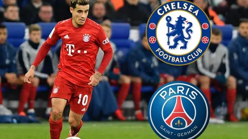 Coutinho domina el balón en un partido del Bayern Munich